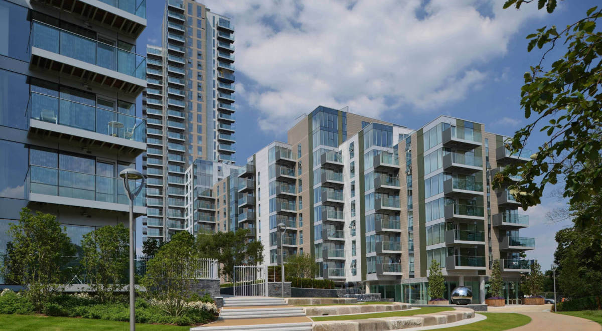 伦敦·伍贝里湖景苑 Woodberry Down 外立面